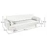 3-Sitzer Sofa - Stoffbezug - Objective image 7