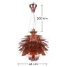  Bronze-Deckenlampe - Pendelleuchte im Artischocken-Design - Klein - Atrich image 7