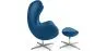  Eier-Design Sessel mit Fußstütze - Bezug aus Kunstleder - Brave image 7