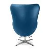  Eier-Design Sessel mit Fußstütze - Bezug aus Kunstleder - Brave image 7