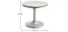 Runder Couchtisch - Beistelltisch im Luftfahrt-Design - Metall - Tulip image 7