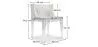 Design-Esszimmerstuhl - Transparente Beine - Mila image 7