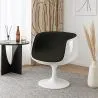 Loungesessel - Weißer Design Sessel - Stoffpolsterung - Geneva image 7