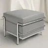 Quadratischer Fußhocker - Bezug aus Kunstleder - Kart image 7
