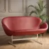 Gekrümmtes Sofa - Lederbezug - 2-Sitzer - Svin image 7