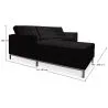 Design-Chaiselongue - Polsterung in Polipiel - Nova image 7
