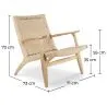 Sessel aus Holz und Seil - Handgefertigtes Boho-Bali-Design - Birma image 7