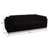 Sofa mit Kunstlederbezug - 2-Sitzer - Cawa image 7