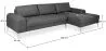 Chaiselongue mit 5 Sitzen - Bezogen mit Stoff - Yomy image 7