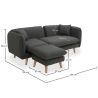 Lounge Chair aus Leinen - Skandinavischer Stil - Vriga image 7