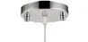 Kugelförmige Deckenleuchte - Pendelleuchte aus verchromtem Metall - 40cm - Speculum image 7