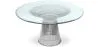 Runder Esstisch - Glas und Metall - Barrel image 7