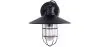 Schwarze Vintage Wandleuchte - Garn image 7