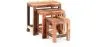 Set aus 3 stapelbaren Beistelltischen - Holz - Seaside image 7
