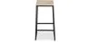Hocker im Industriedesign - Holz & Metall - 76cm - Big Boy image 7