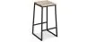 Hocker im Industriedesign - Holz & Metall - 76cm - Big Boy image 7
