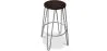Runder Hocker - Industriedesign - Holz & Metall - 66cm - Hairpin image 9