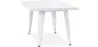 Quadratischer Kindertisch - Industrial - Metall - 60cm - Stylix image 9