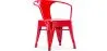Kinderstuhl mit Armlehnen - Kinderstuhl Industrial Design - Stahl - Stylix image 9