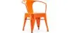 Kinderstuhl mit Armlehnen - Kinderstuhl Industrial Design - Stahl - Stylix image 9
