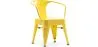 Kinderstuhl mit Armlehnen - Kinderstuhl Industrial Design - Stahl - Stylix image 9