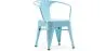 Kinderstuhl mit Armlehnen - Kinderstuhl Industrial Design - Stahl - Stylix image 9