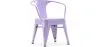 Kinderstuhl mit Armlehnen - Kinderstuhl Industrial Design - Stahl - Stylix image 9