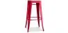Barhocker - Industriedesign - Stahl & Holz - 76cm - Stylix image 9