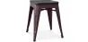 Hocker im Industriedesign - Holz & Stahl - 46cm - Stylix image 9