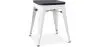 Hocker im Industriedesign - Holz & Stahl - 46cm - Stylix image 9