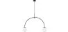 Kugel-Deckenleuchte aus Glas - 2-Arm Pendelleuchte - Josephine image 9
