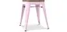 Hocker im Industriedesign - Holz & Stahl - 45cm -Stylix image 9