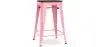 Barhocker - Industriedesign - Holz & Stahl - 60cm -Stylix image 9