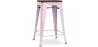 Barhocker - Industriedesign - Holz & Stahl - 60cm -Stylix image 9