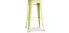 Barhocker - Industriedesign - Stahl & Holz - 76cm - Stylix image 9
