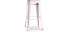 Barhocker - Industriedesign - Stahl & Holz - 76cm - Stylix image 9