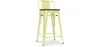Barhocker im Industriedesign mit Rückenlehne - Holz & Stahl - 60 cm - Stylix image 9