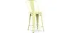 Barhocker mit Rückenlehne - Industriedesign - 60cm - Stylix image 9