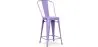 Barhocker mit Rückenlehne - Industriedesign - 60cm - Stylix image 9