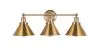 Vintage Goldene Wandleuchte - 3 Lampen - Remir image 9