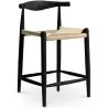 Boho Bali Design Hocker aus Holz - 65cm - Elb image 9