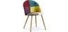 Gepolsterter Esszimmerstuhl mit Patchwork - Skandinavischer Stil - Ray image 9