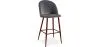 Samtgepolsterter Hocker - Skandinavisches Design - Evelyne image 9