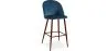 Samtgepolsterter Hocker - Skandinavisches Design - Evelyne image 9