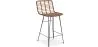 Barhocker aus Korbgeflecht mit Rückenlehne - Boho Bali Design - 75cm - Catori image 9
