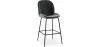Hocker mit Rückenlehne - Samt gepolstert - Retro Design - Elias image 9