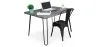 Schreibtischset - Industriedesign 120cm - Hairpin + Esszimmerstuhl - Stylix image 9