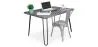 Schreibtischset - Industriedesign 120cm - Hairpin + Esszimmerstuhl - Stylix image 9