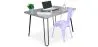 Schreibtischset - Industriedesign 120cm - Hairpin + Esszimmerstuhl - Stylix image 9