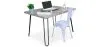 Schreibtischset - Industriedesign 120cm - Hairpin + Esszimmerstuhl - Stylix image 9